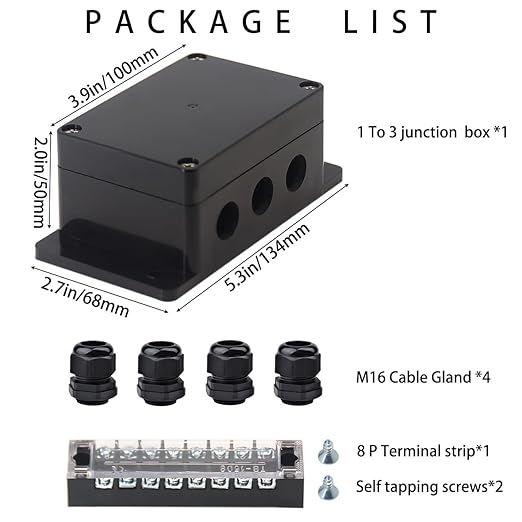 Watertight Junction Box, IP67 Waterproof Electrical Project Box - Image 7