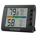 Hygrometer Thermometer Gauge Mini Digital, Monitor Indoor Outdoor Humidity by KESHIDE