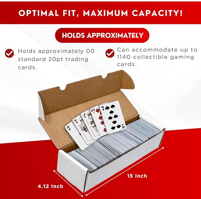 Collector's First Pick Premium 800 Count Storage Box Trading Card Storage Box - Image 6