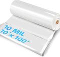 10'x100' Crawl Space Vapor Barrier, 10mil Film Plastic Sheeting, Heavy Duty by Noliven