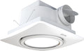 Bathroom Exhaust Fan with Light, 12 INCH, Upgraded Quiet Circular Vent Fans by VENTIRIBathroomExhaustFan