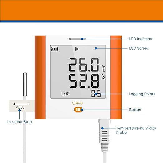 Temperature and Humidity Data Logger Recorder 100000 Points - Image 4