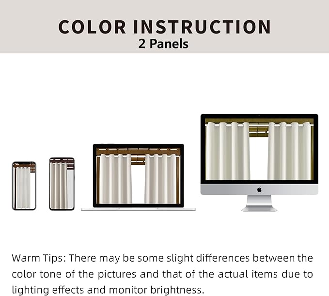 Waterproof Outdoor Curtain W105 x L84 - Image 5