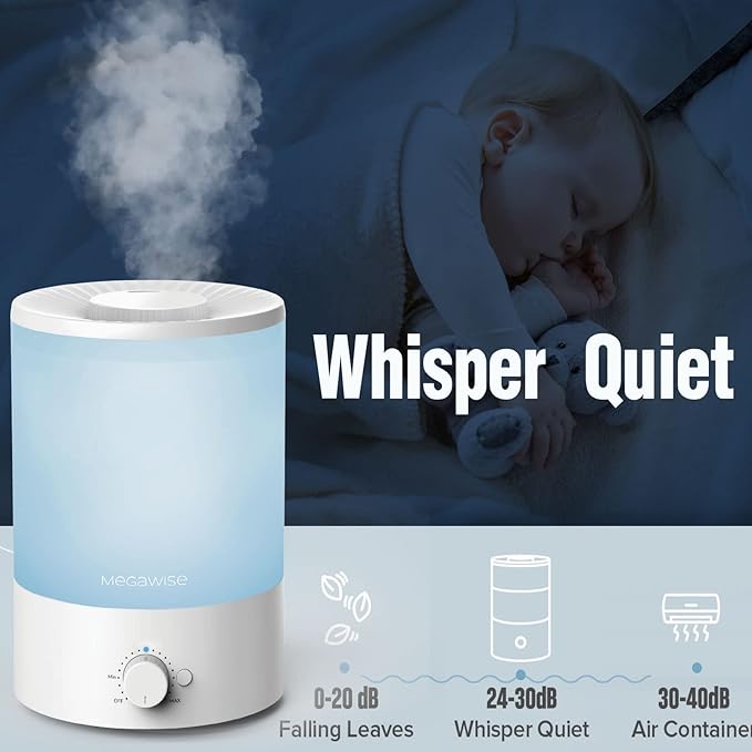 MegaWise Healthy Top-Refill Cool Mist Humidifiers - Image 7