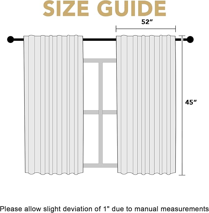 H.VERSAILTEX Blackout Curtains Thermal Insulated Window Treatment Panels Room - Image 7