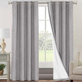PrinceDeco 100% Blackout Curtains 90 inches Long by PrinceDeco