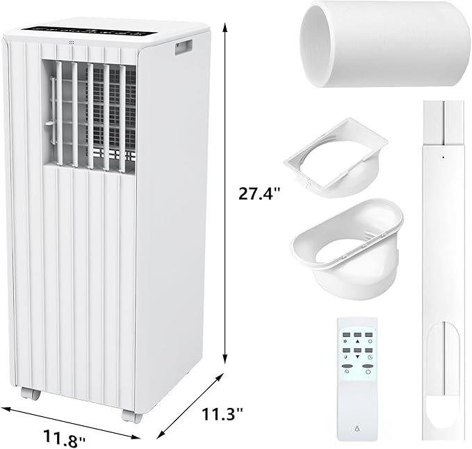 8, 000 BTU Portable Air Conditioner – 3-in-1 Cooling, Dehumidifier & Fan - Image 6