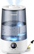 Homvana Humidifiers for Bedroom Home, 3.6 L Cool Mist Top-Fill 34H Super Long by Homvana