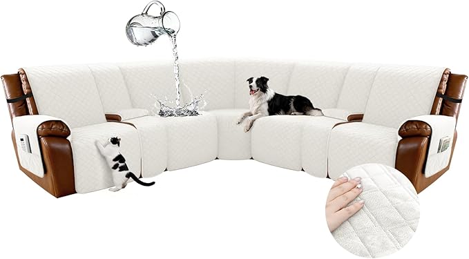 Arfntevss Waterproof Recliner Sectional Couch Covers by Arfntevss