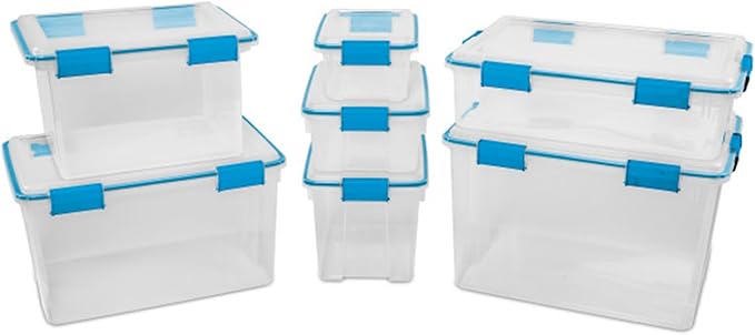 Sterilite 12-Pack Gasket Box, Weather-Resistant Storage Bins - Image 8