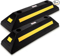 Pyle 2-Pack Heavy Duty Rubber Wheel Stops by PyleUSA