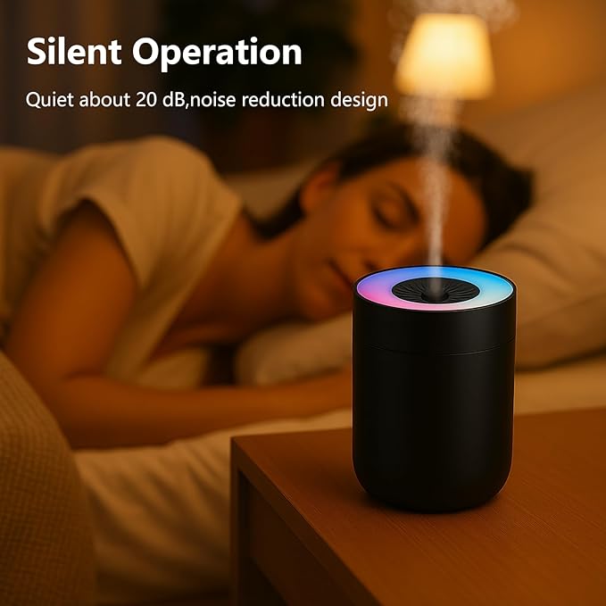 230ML Humidifier for Bedroom, Air Humidifier for Home, Plant Humidifiers Indoor - Image 4
