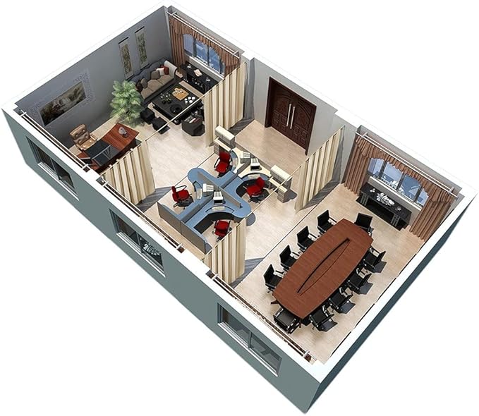 RYB HOME Blackout Room Divider Curtains Privacy Room Separator Extra Long Wide - Image 7