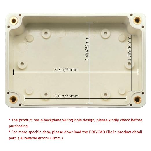 LeMotech Waterproof Dustproof IP65 ABS Plastic Junction Box Universal Electric - Image 5