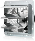 KEN BROWN 12 Inch Shutter Exhaust Fan, Gable Vent Fan, Wall Mount Ventilation by KENBROWN