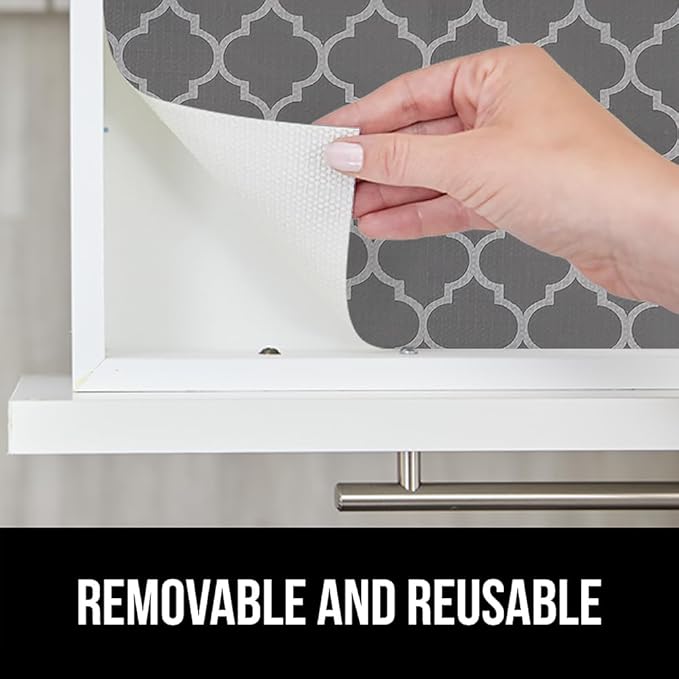 GORILLA GRIP DripGuard Shelf Liner, Non-Adhesive Drawer and Kitchen Cabinet - Image 6