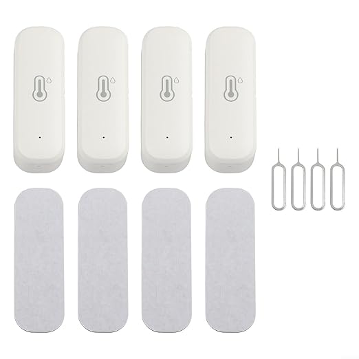 4PCS for Zigbee Wireless Temperature and Humidity Sensor Indoor Smart - Image 2