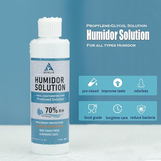 Cigar Humidifier & Humidor Solution Set, Safe Humidity Control Packs, Keep 70% - Image 2