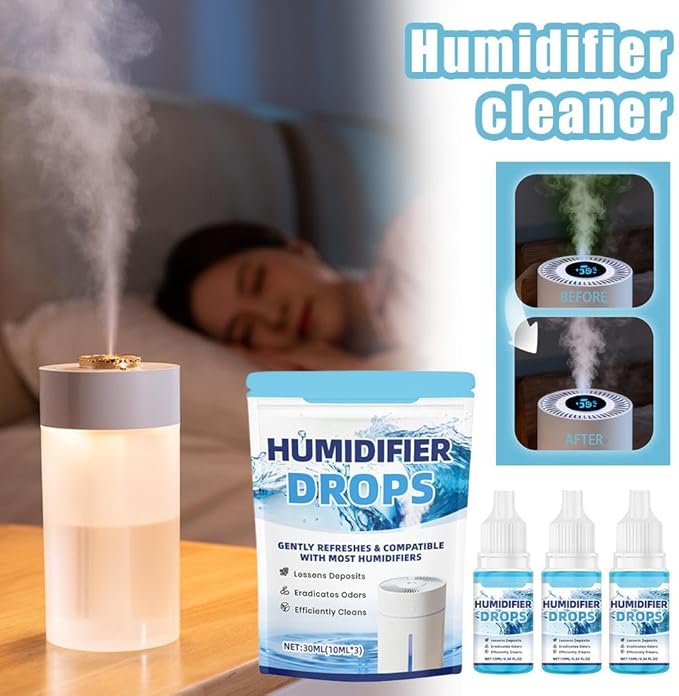 3 Pcs Humidifier Drops – Water Treatment Cleaner - Image 3