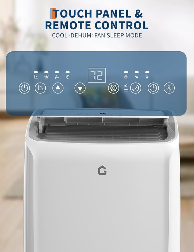 14000 BTU Portable Air Conditioner - 3 in-1 AC Unit - Image 3