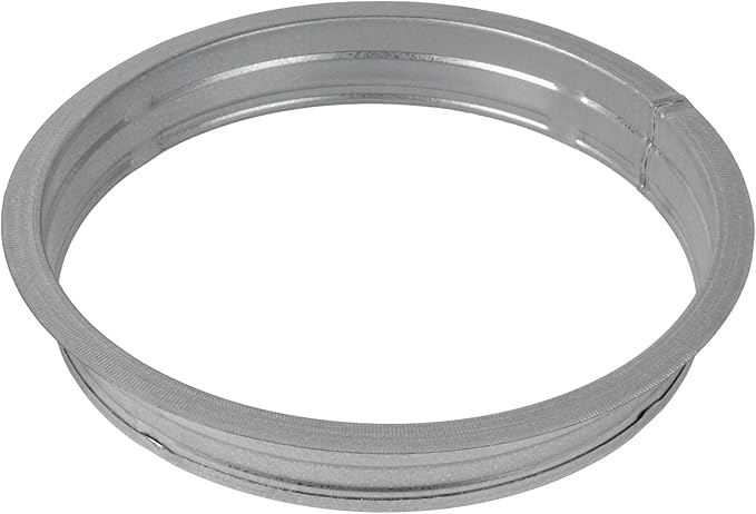 Vent Systems 8" Inch Metal Duct Connector Flange – Galvanized Steel Male-Fit - Image 9