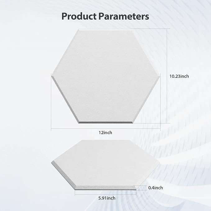 12 Pack Acoustic Panels Self Adhesive Sound Proof Foam, High Density Sound - Image 6