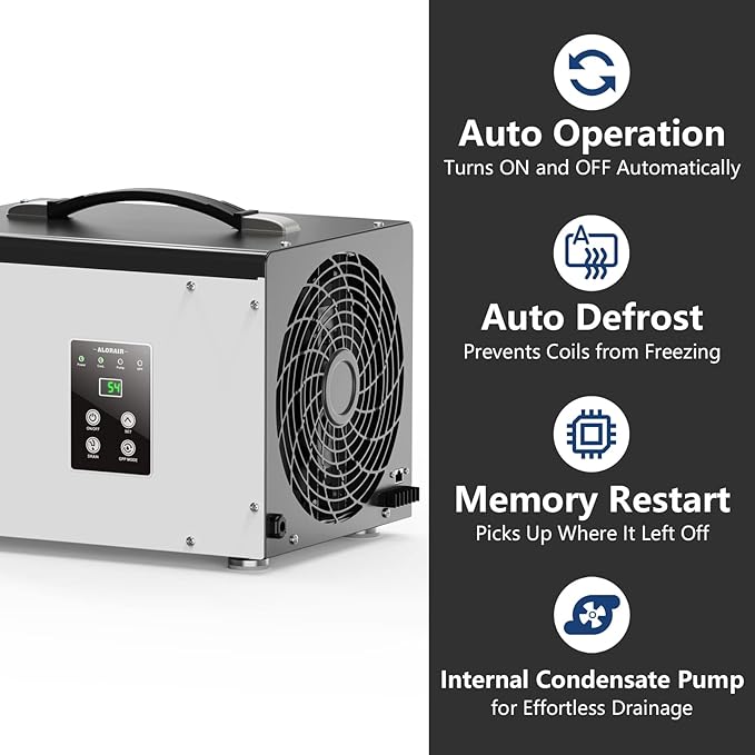 ALORAIR Crawl Space/Basement Dehumidifier 70 Pint - Image 5