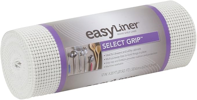 Duck Non-Adhesive Shelf Liner Select Grip EasyLiner, 12-inch x 20 Feet by DuckBrand