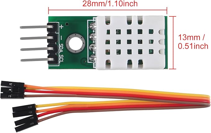 6pcs SHTC3 high-Precision Digital Temperature and Humidity Sensor Measurement - Image 4