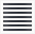 BUILDMART - 14x14 Modern AC Vent Cover - Decorative White Aluminum Air Vent - by TexasBuildmart