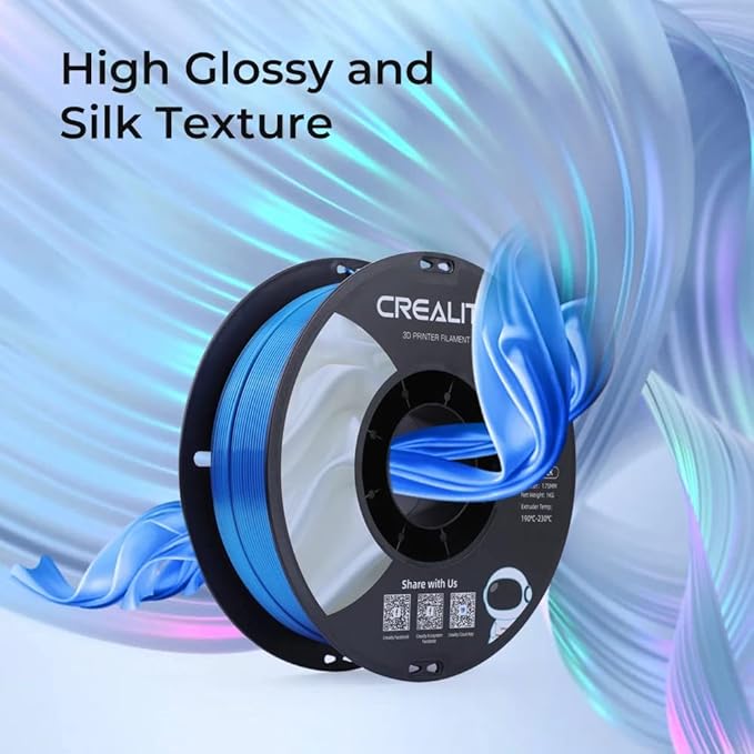 Creality PLA Silk 3D Printing Filament, 3D Printer Filament 1.75 mm, Smooth - Image 4