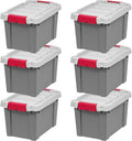 IRIS USA 5 Gallon Lockable Storage Totes by IRISUSA