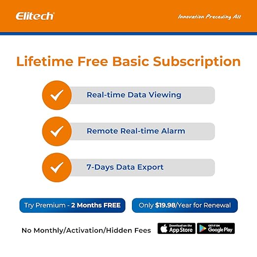 Elitech WiFi Temperature and Humidity Data Logger, 2.4GHz/5GHz Real-time Monitor - Image 6