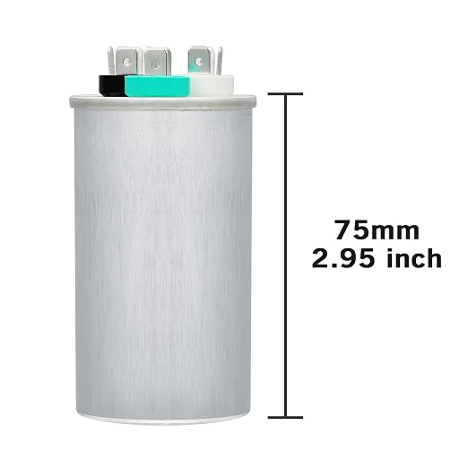 VEXUNGA 20/10 uF 20+10 MFD 370VAC or 440VAC Dual Run Start Round A/C Capacitor - Image 2