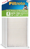 Filtrete 14x30x1 AC Furnace Air Filter, MERV 8, MPR 700, Tough on Pollen by Unknown