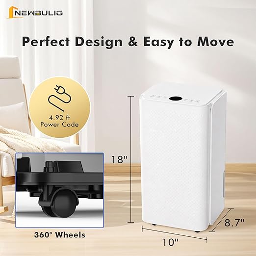 NEWBULIG 30Pints Dehumidifier - Image 8