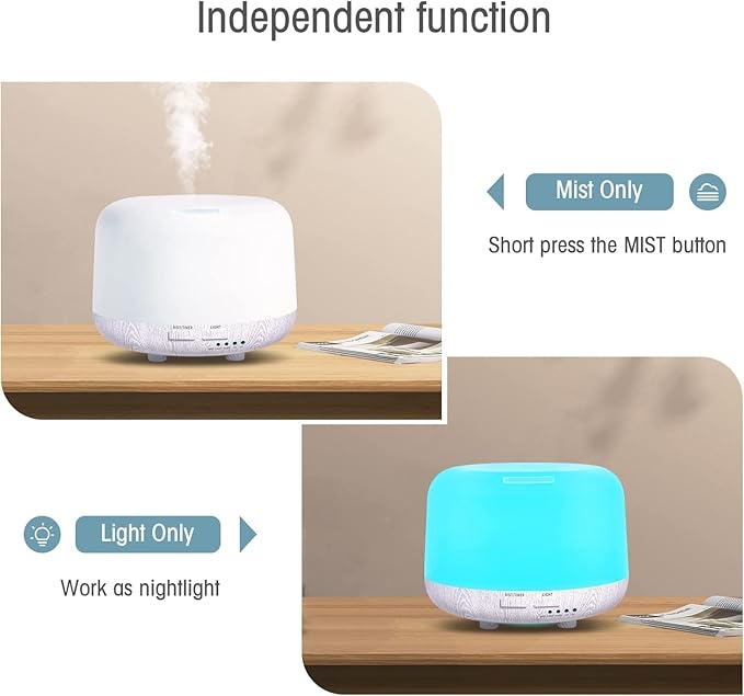 Aromatherapy Diffuser for Essential Oil, 300ml Cool Mist Humidifier - Image 3
