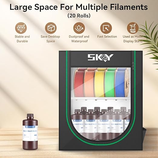 3D Printer Filament Storage Box, Storage Rack - Image 2