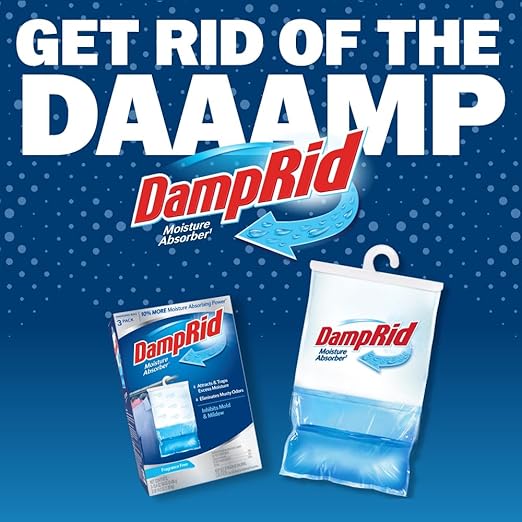 DampRid Fragrance Free Hanging Moisture Absorber, 16 oz., 3 Pack - Image 8