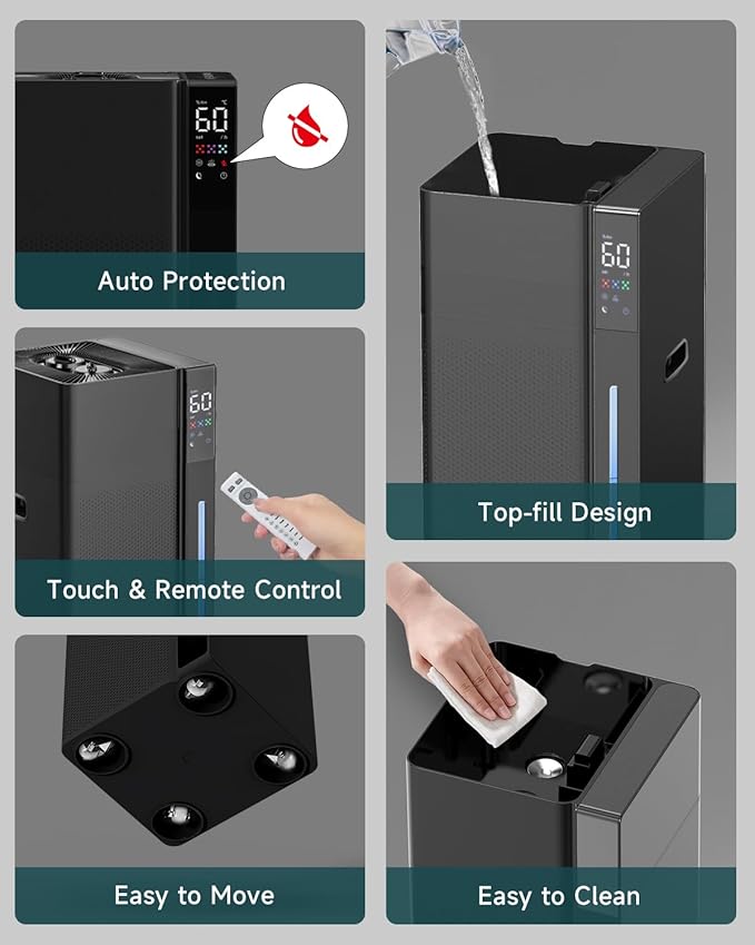 Mifasol Humidifier Large Room, 5.3Gal/20L Warm and Cool Mist Humidifiers - Image 6