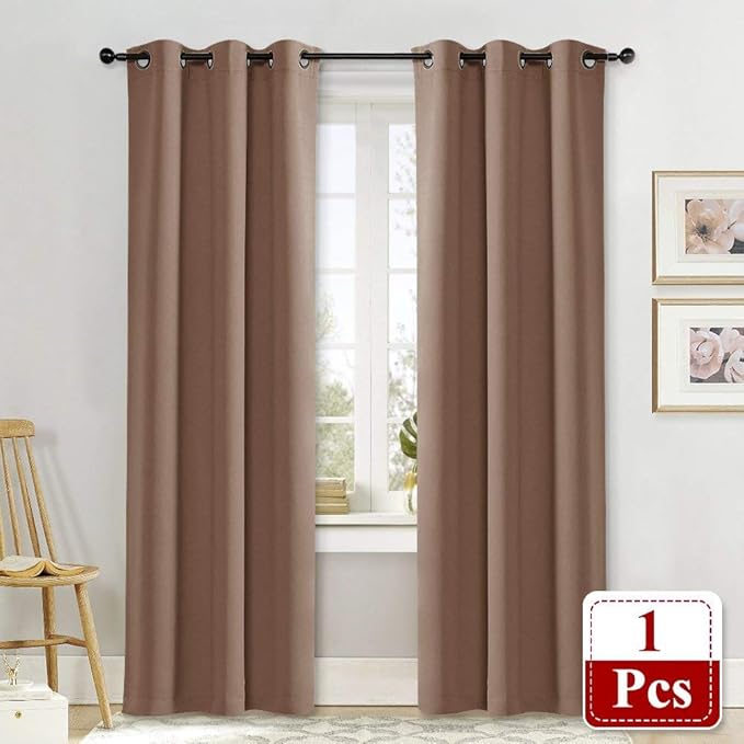NICETOWN Room Darkening Curtain Blackout Drape Window Treatment Thermal - Image 3