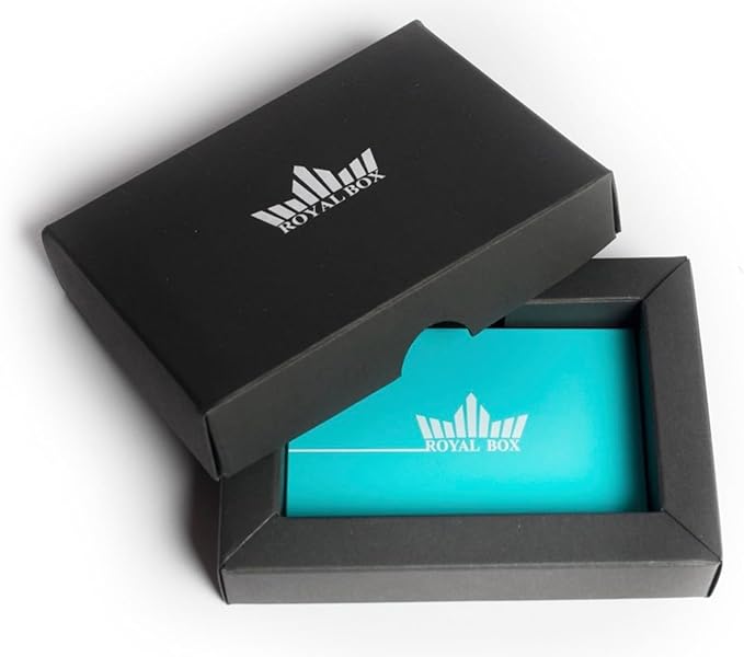 Generic Original Royal Box Turquoise Blue 8 Compartment Snuff Storage Box - Image 2