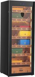 VEVOR Electric Humidor, Constant Humidity & Temperature Control, Spanish Cedar by VEVOR