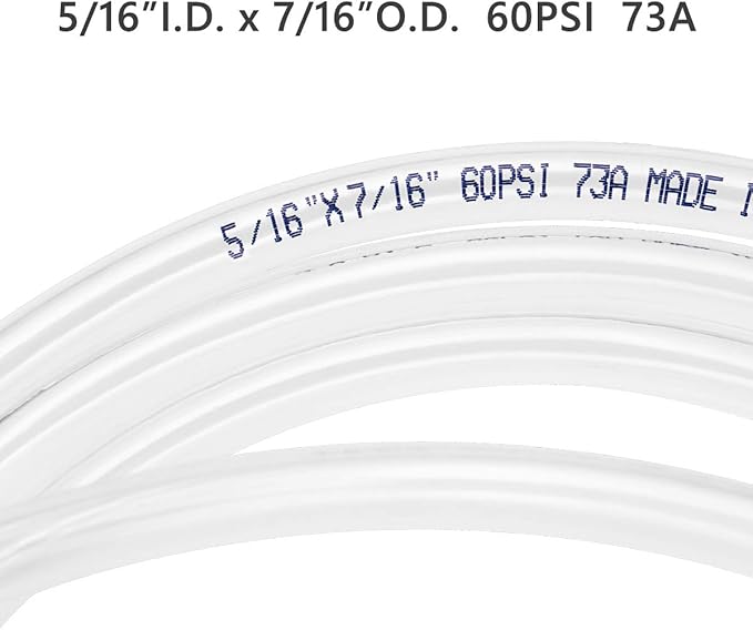 Eastrans 100ft x 5/16" ID Clear Vinyl Tubing, Flexible Hybrid PVC Tubing Hose - Image 4