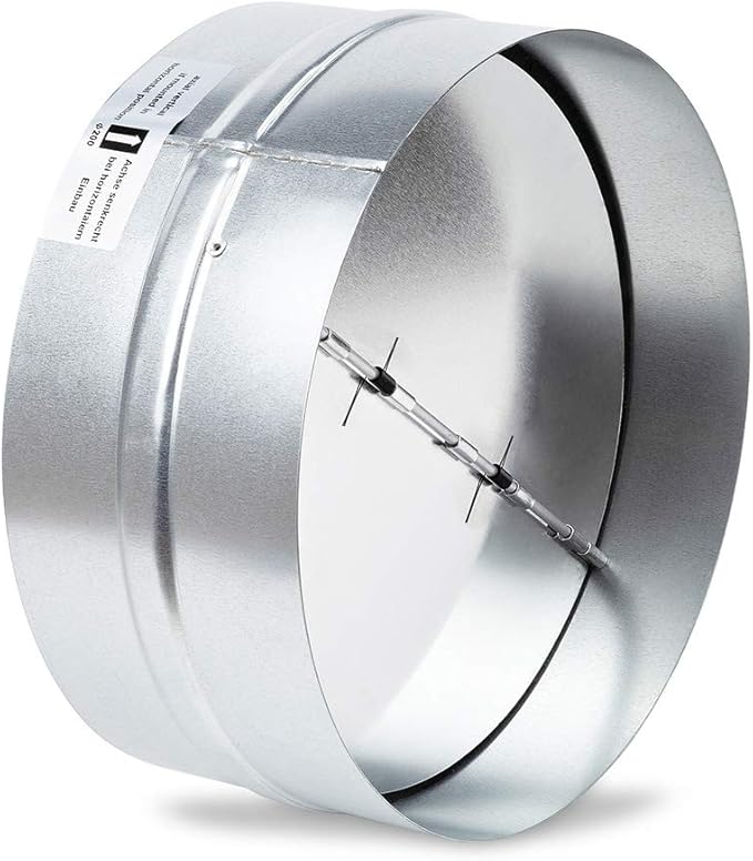 neverest® RK 8" Backdraft Shutter Damper Connector Duct Professional by Neverest