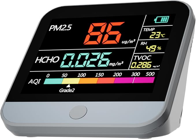 13 in 1 Air Quality Tester for Home, Indoor Air Quality Monitor, by Unknown