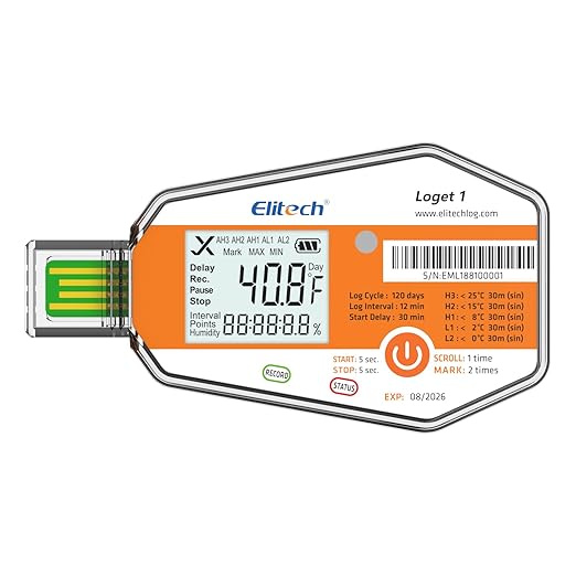 Elitech WHO PQS Certificated Temperature Data Logger by Elitech