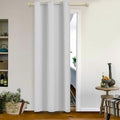 MYSKY HOME White Door Curtains Blackout Curtains by MYSKYHOME