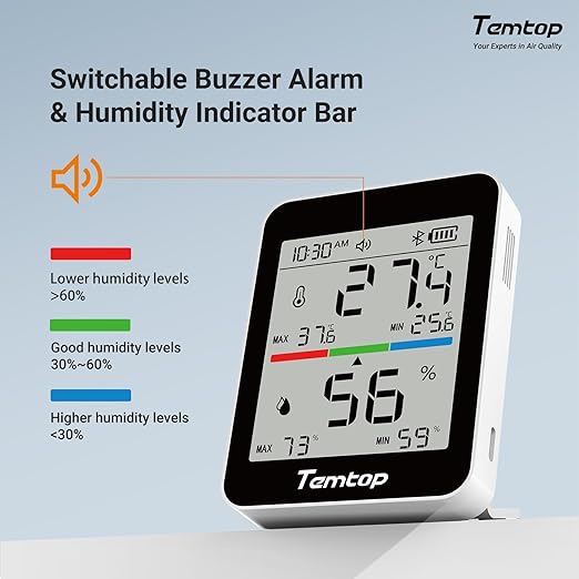 Temtop Indoor Thermometer T1 Variants-2pack) - Image 5