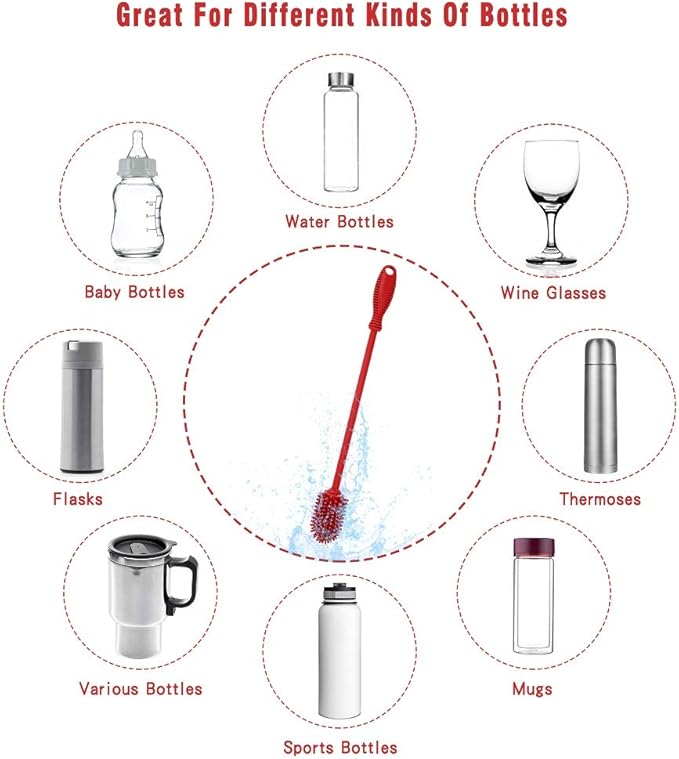 Silicone Bottle Cleaning Brush - Image 5